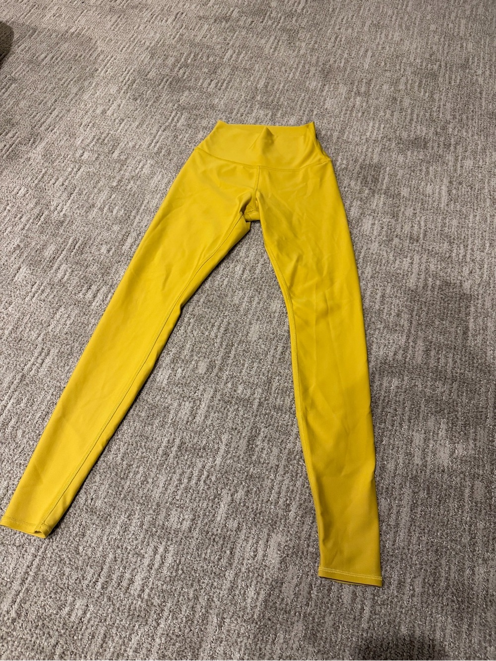 ALO Yoga Kids Bright Yellow High-Waist Leggings